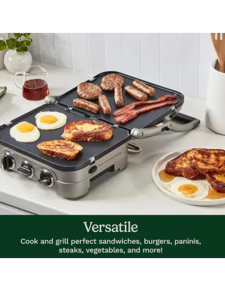 Sandwhichera Cuisinart Electrico Acero Inoxidable Antiadherente