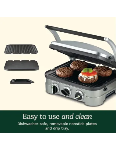 Sandwhichera Cuisinart Electrico Acero Inoxidable Antiadherente