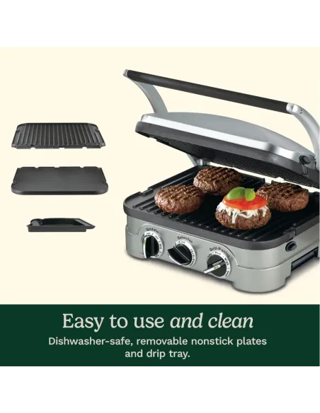 Sandwhichera Cuisinart Electrico Acero Inoxidable Antiadherente