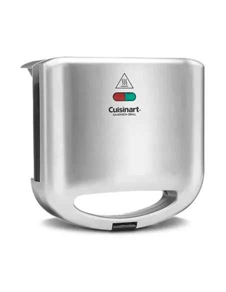 Sandwhichera Cuisinart 2 Panes 1000w Luces Indicadoras Acero Inox.