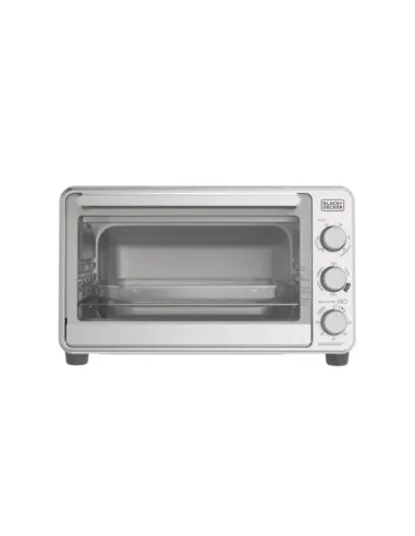 Horno Tostador Black Decker Air Fryer 8 Rebanadas 1500w 23 Lts 6 Funciones Acero Inox