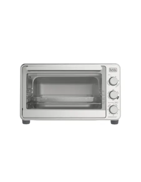 Horno Tostador Black Decker Air Fryer 8 Rebanadas 1500w 23 Lts 6 Funciones Acero Inox