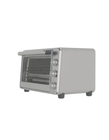 Horno Tostador Black Decker Air Fryer 8 Rebanadas 1500w 23 Lts 6 Funciones Acero Inox