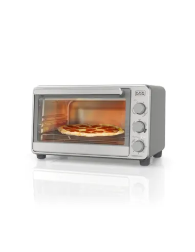 Horno Tostador Black Decker Air Fryer 8 Rebanadas 1500w 23 Lts 6 Funciones Acero Inox