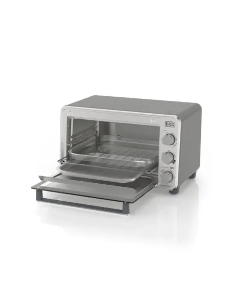 Horno Tostador Black Decker Air Fryer 8 Rebanadas 1500w 23 Lts 6 Funciones Acero Inox