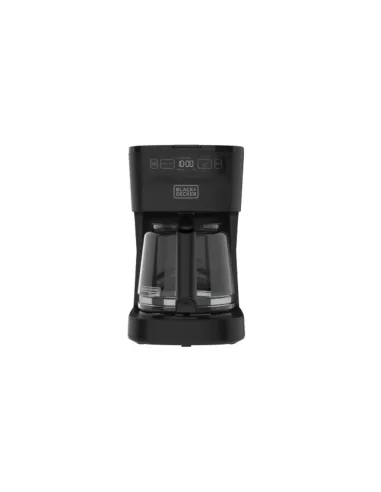Cafetera Black Decker-12 Tazas-Sistema Vortex-Boton Encendido Y Apagado-Negra