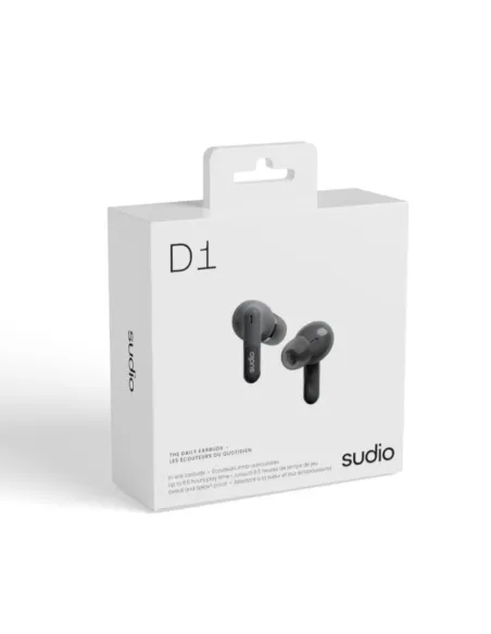 Audifonos Sudio D1 Inalambrico Ir Ear Ipx4 Bt-Microf. Integr. Negro