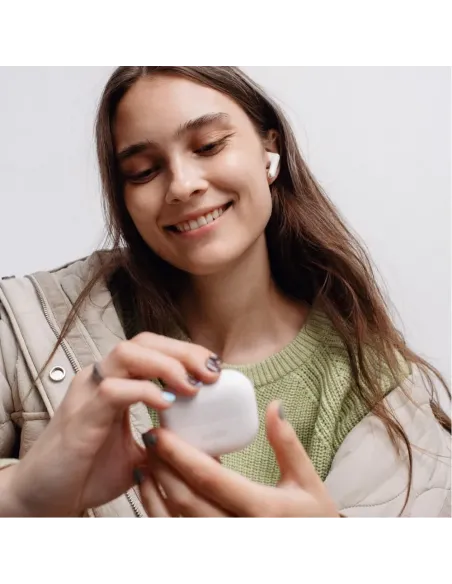 Audifonos Sudio D1 Inalambrico Ir Ear Ipx4 Bt-Microf. Integr. Blanco