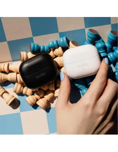 Audifonos Sudio D1 Inalambrico Ir Ear Ipx4 Bt-Microf. Integr. Blanco