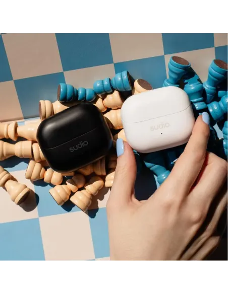 Audifonos Sudio D1 Inalambrico Ir Ear Ipx4 Bt-Microf. Integr. Blanco