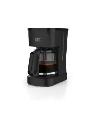 Cafetera Black Decker-12 Tazas-Sistema Vortex-Boton Encendido Y Apagado-Negra