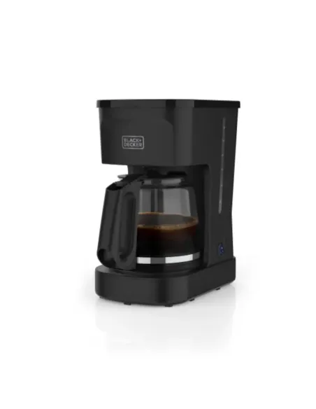 Cafetera Black Decker-12 Tazas-Sistema Vortex-Boton Encendido Y Apagado-Negra