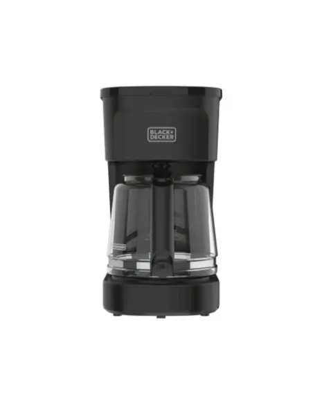 Cafetera Black Decker-12 Tazas-Sistema Vortex-Boton Encendido Y Apagado-Negra