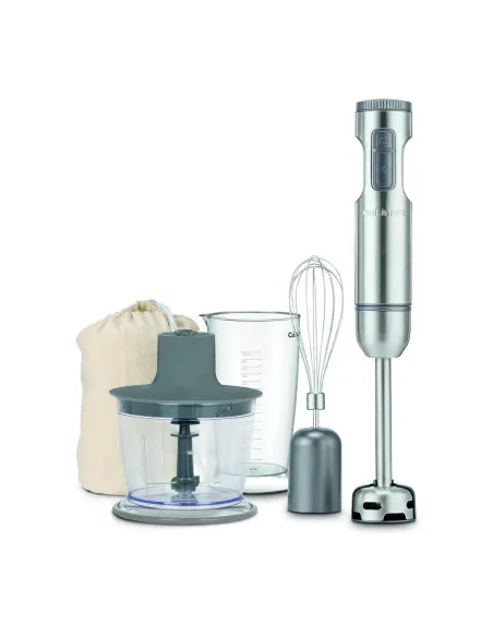 Batidora De Inmersion Cuisinart 300 W 2 Velocidades Con Accesorios Negro.
