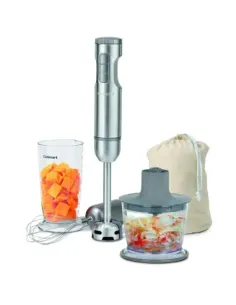 Batidora De Inmersion Cuisinart 300 W 2 Velocidades Con Accesorios Negro. 2