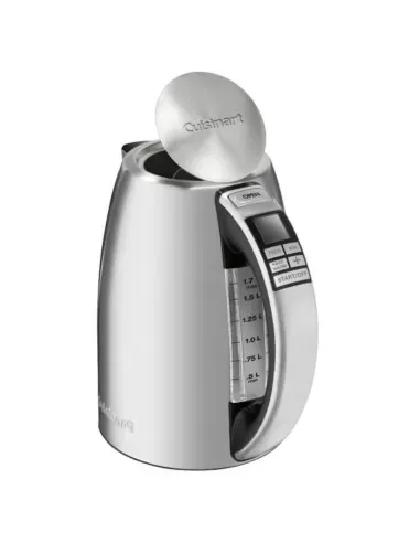 Tetera Eléctrica Cuisinart 1.7 L 1500 W 6 Funciones Pantalla Acero Inoxidable