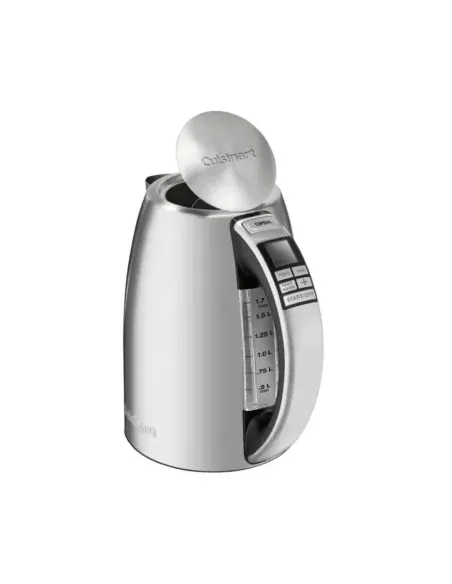 Tetera Eléctrica Cuisinart 1.7 L 1500 W 6 Funciones Pantalla Acero Inoxidable