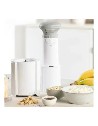 Maquina Para Hacer Helado Cuisinart 5 En 1 Prograbable Blanco
