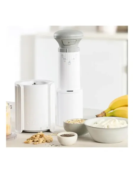 Maquina Para Hacer Helado Cuisinart 5 En 1 Prograbable Blanco