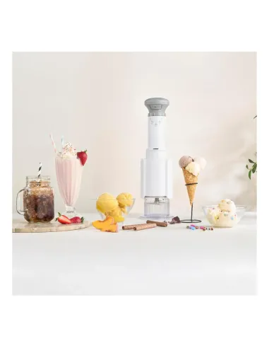 Maquina Para Hacer Helado Cuisinart 5 En 1 Prograbable Blanco