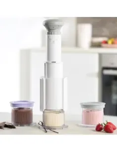 Maquina Para Hacer Helado Cuisinart 5 En 1 Prograbable Blanco 2
