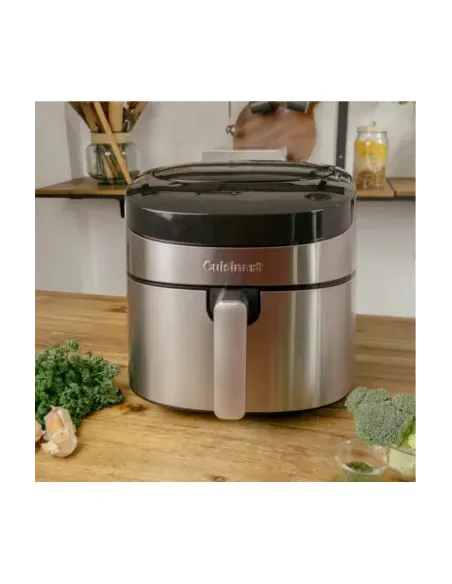 Freidora De Aire Cuisinart 7,2 Lts 1610w 8 En 1 Pantalla Tactil Silver