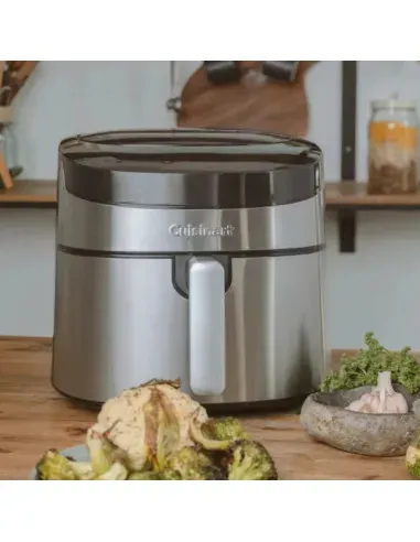 Freidora De Aire Cuisinart 7,2 Lts 1610w 8 En 1 Pantalla Tactil Silver
