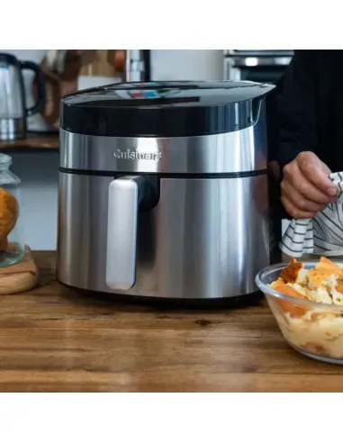 Freidora De Aire Cuisinart 7,2 Lts 1610w 8 En 1 Pantalla Tactil Silver