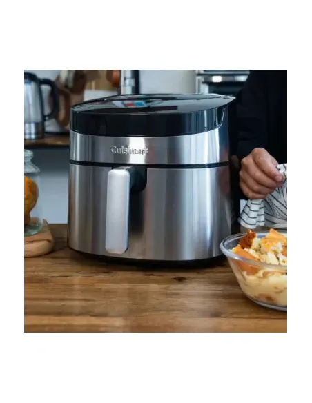 Freidora De Aire Cuisinart 7,2 Lts 1610w 8 En 1 Pantalla Tactil Silver