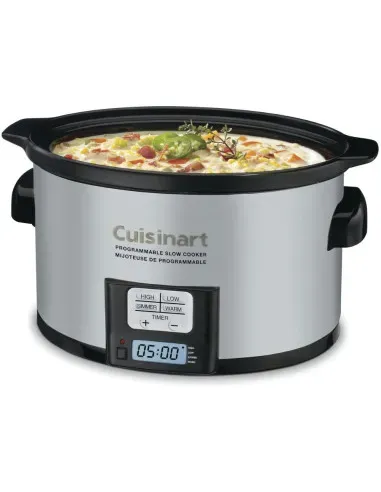 Olla De Coccion Lenta Cuisinart Capacidad 14 Tazas Programable