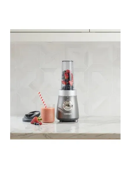 Extractor De Jugos Con Licuadora Cuisinart 450 W Con Vaso Para Licuar De 16 Onz Gris