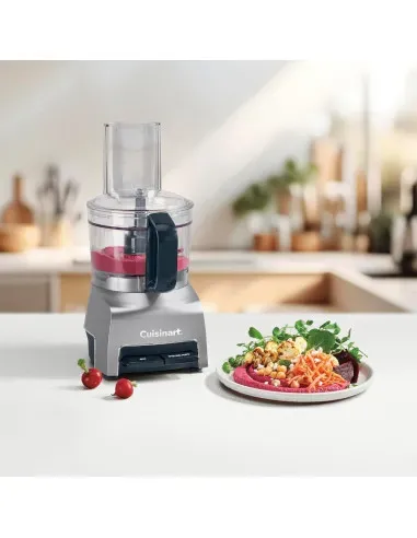 Procesador De Alimentos Cuisinart 10 Tzs. Con Accesorios Multiusos Gris