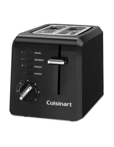 Tostadora Cuisinart 2 Posiciones 7 Ajustes Negra