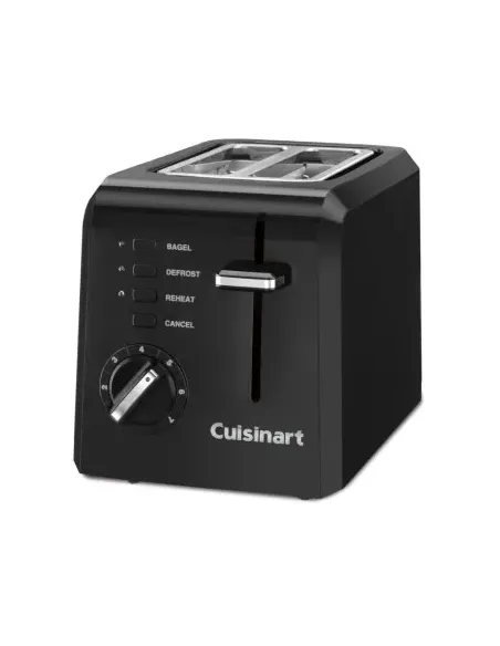 Tostadora Cuisinart 2 Posiciones 7 Ajustes Negra