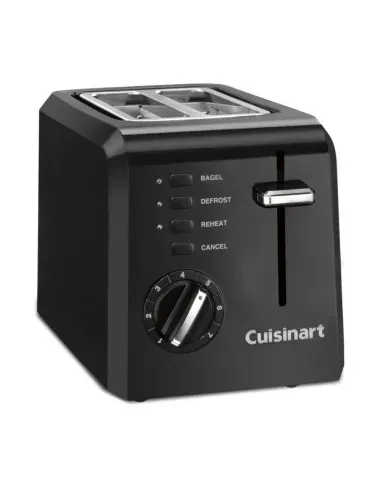 Tostadora Cuisinart 2 Posiciones 7 Ajustes Negra