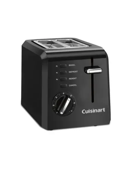 Tostadora Cuisinart 2 Posiciones 7 Ajustes Negra