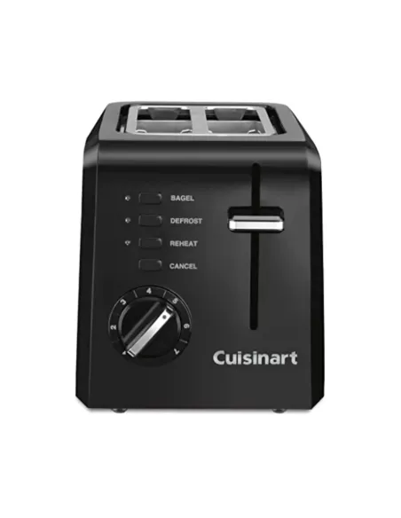 Tostadora Cuisinart 2 Posiciones 7 Ajustes Negra