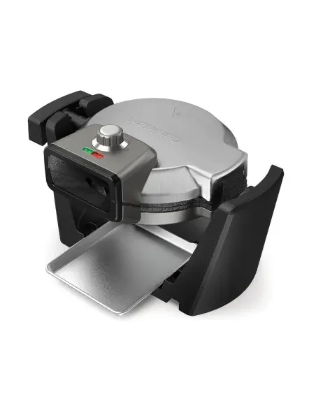 Waflera Cuisinart Estilo Belga 4 Secciones Redondo 1200w 5 Funciones Antiadherente Acero Inox.