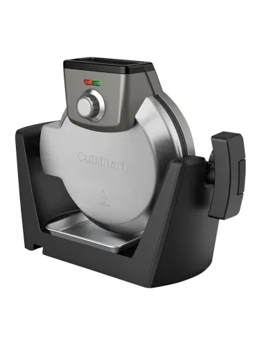 Waflera Cuisinart Estilo Belga 4 Secciones Redondo 1200w 5 Funciones Antiadherente Acero Inox.