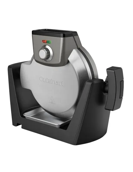 Waflera Cuisinart Estilo Belga 4 Secciones Redondo 1200w 5 Funciones Antiadherente Acero Inox.