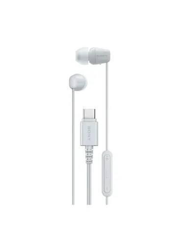Audifonos Sony Alambrico 5mm Usb-C Microf. Integr. Blanco