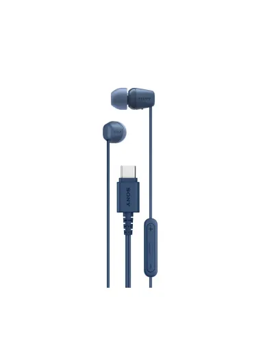 Audifonos Sony Alambrico 5mm Usb-C Microf. Integr. Azul