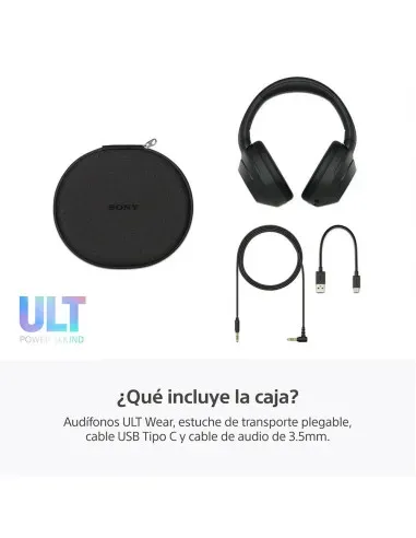 Audifonos Sony Inalambrico Diadema Alexa Microf. Integr. 50h Dur. Negro