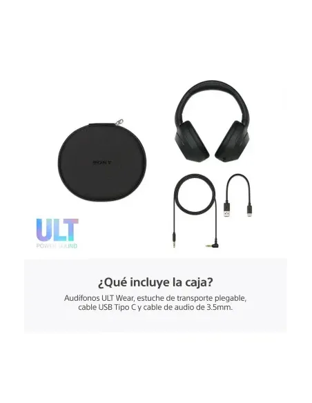 Audifonos Sony Inalambrico Diadema Alexa Microf. Integr. 50h Dur. Negro