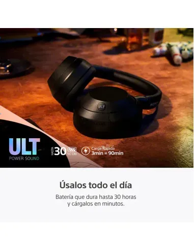 Audifonos Sony Inalambrico Diadema Alexa Microf. Integr. 50h Dur. Negro
