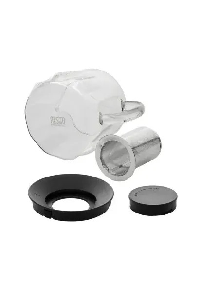 Tetera De Cristal Resto Filtro Inox Resistente Al Calor 1000 Ml