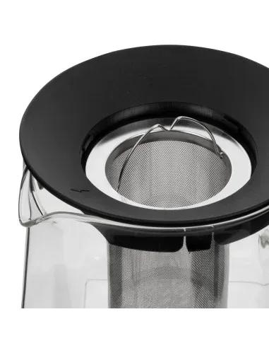 Tetera De Cristal Resto Filtro Inox Resistente Al Calor 1000 Ml