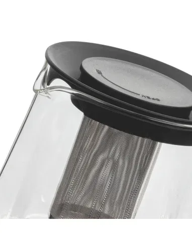 Tetera De Cristal Resto Filtro Inox Resistente Al Calor 1000 Ml