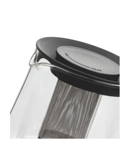 Tetera De Cristal Resto Filtro Inox Resistente Al Calor 1000 Ml