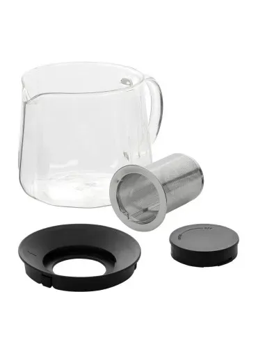 Tetera De Cristal Resto Filtro Inox Resistente Al Calor 1000 Ml